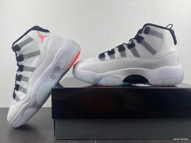 Cheap Plug) Air Adapt DD3522-100 (CN Jordan 11 White 0717